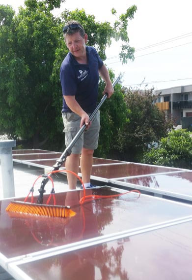 solar panel cleaning Adelaide Hills S.A.